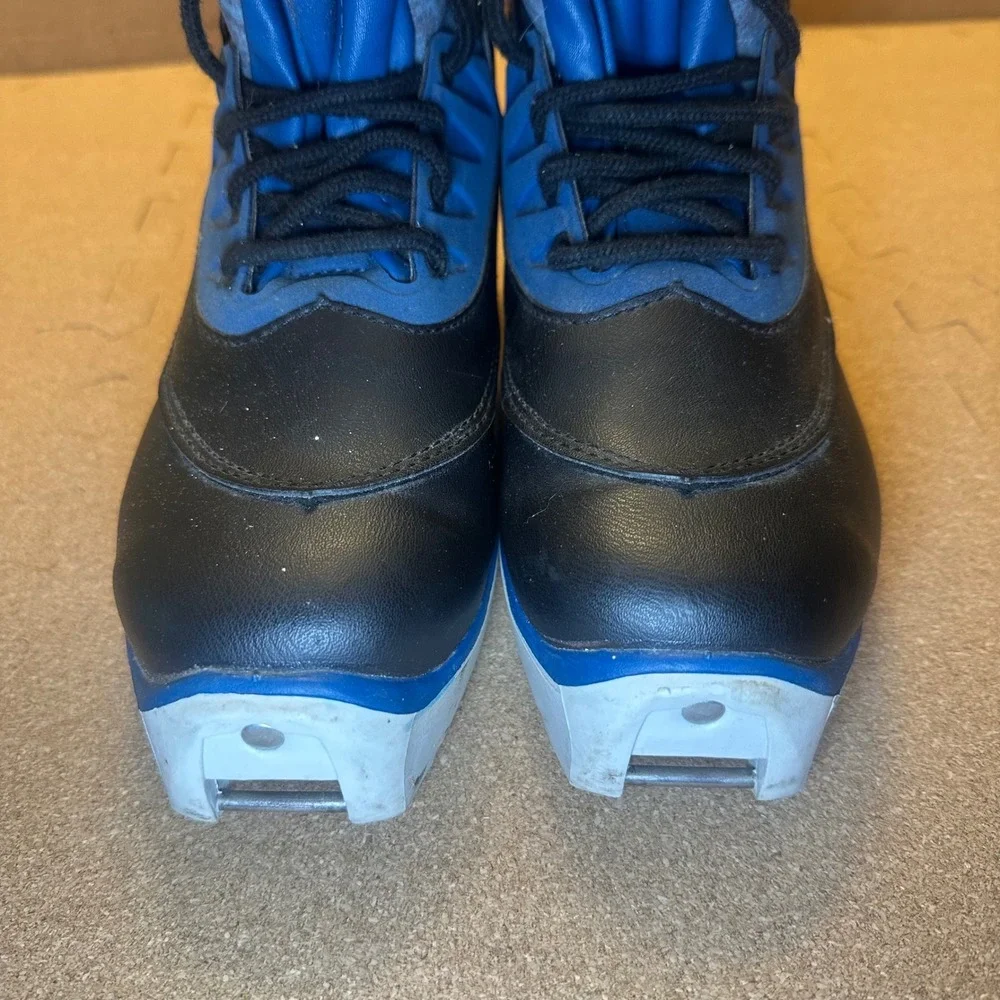 Salomon 5.1 SNS Profil Cross Country Ski Boots Black Blue Thinsulate Size 38